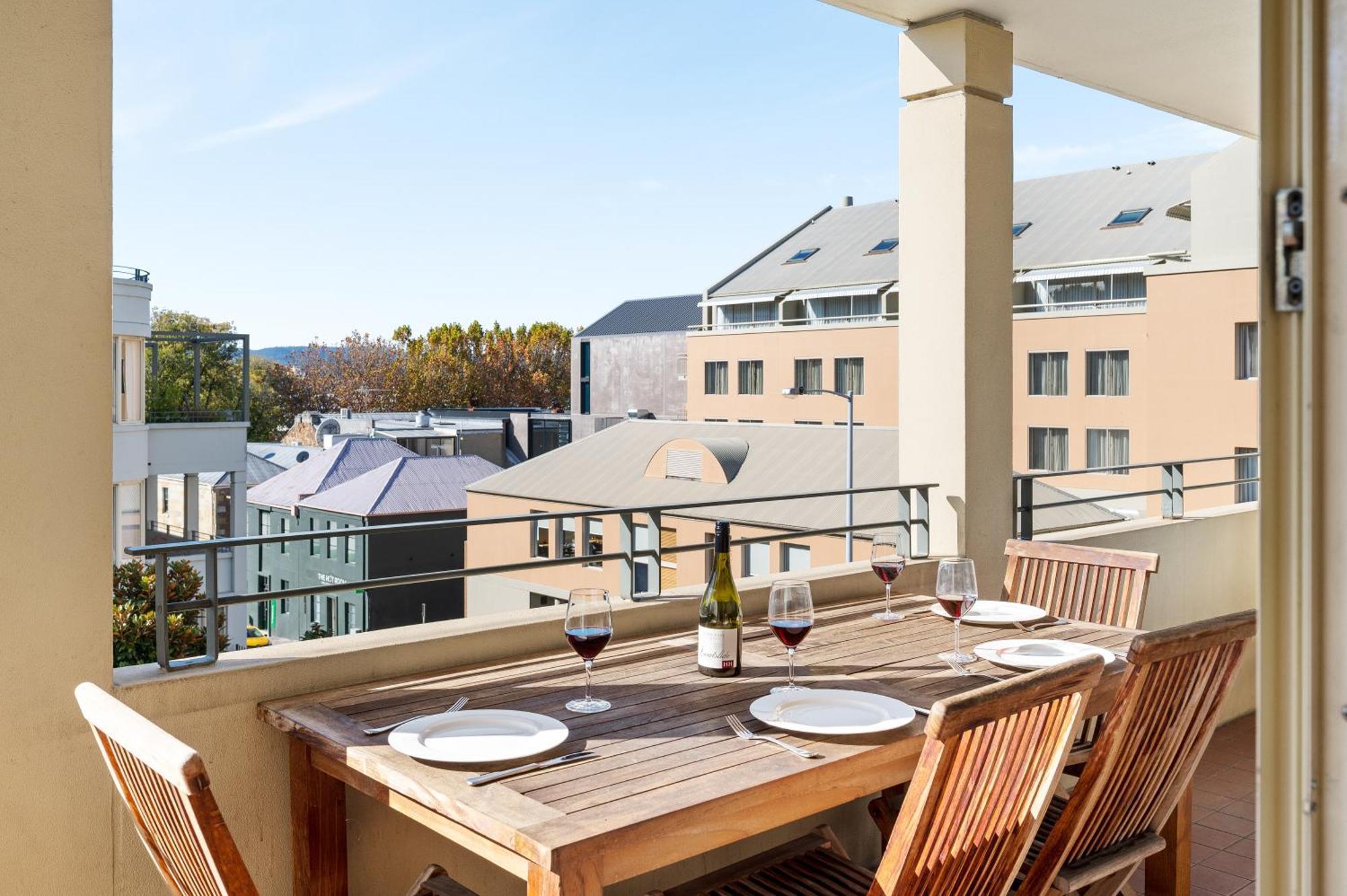 Jenatt Apartments Salamanca Hobart Bagian luar foto