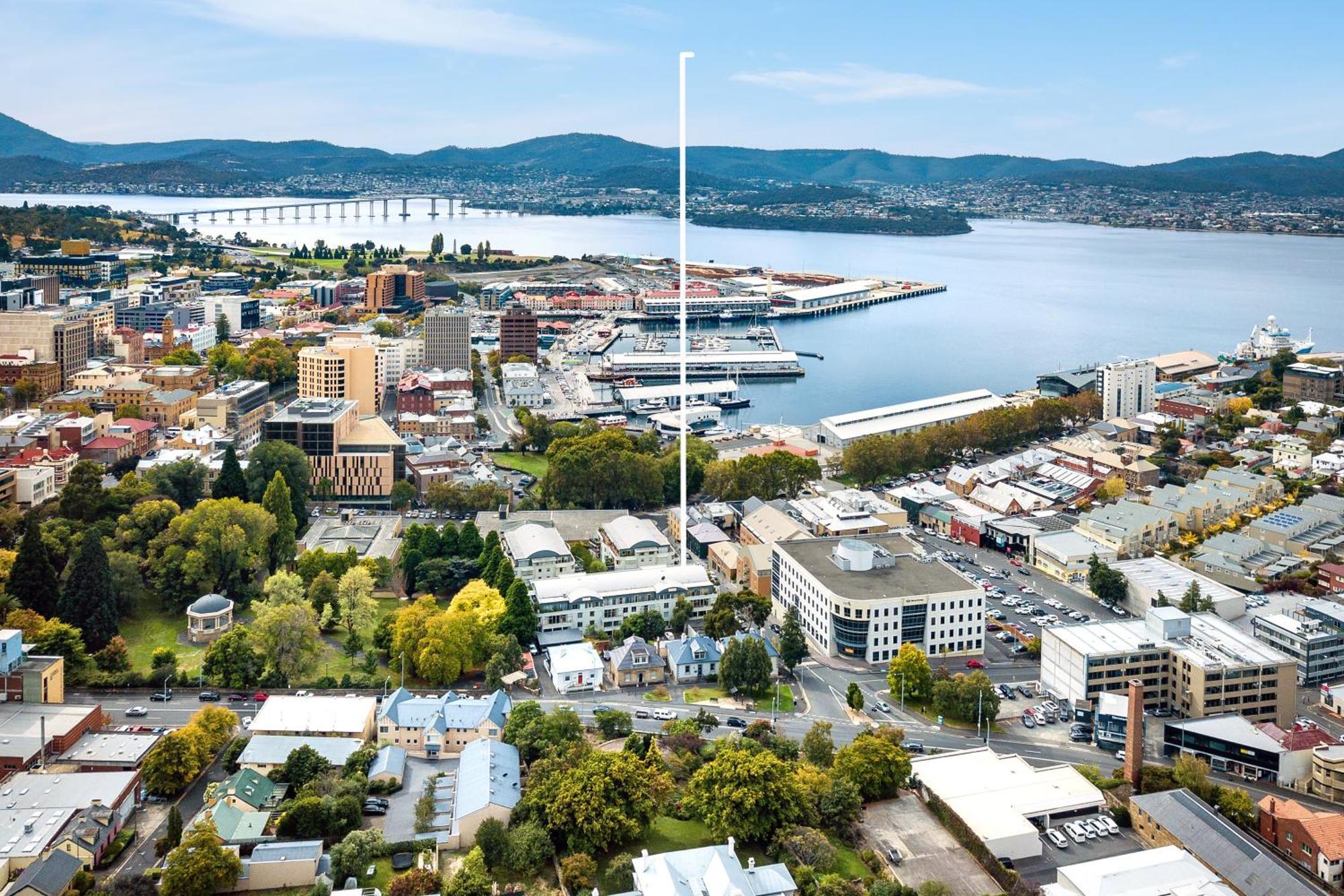 Jenatt Apartments Salamanca Hobart Bagian luar foto